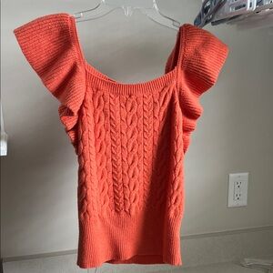 a new day Off-the-Shoulder Sweater - Orange